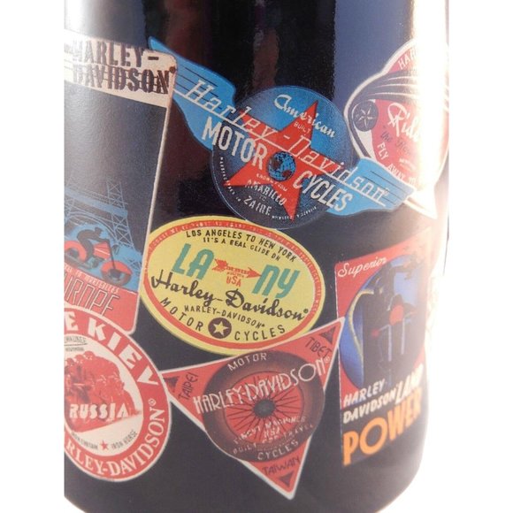 Harley Davidson Coffee Mug Cup 16 OZ Around The World Slogans Signs - Picture 8 of 11